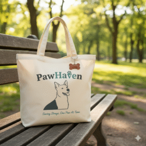 Home pawhaven tote bag